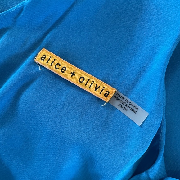 Alice + Olivia Blue Mini Dress - Picture 2 of 5